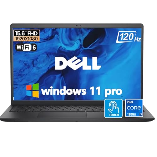 Dell 15 DC1525 �^�b�`�X�N���[���r�W�l�X�m�[�g�p�\�R�� - 15.6�C���`FHD�^�b�`�f�B�X�v���C�AIntel 10-Core i7-1355U�AIntel UHD�O���t�B�b�N�X�AWi-Fi 6�AWindows 11 Pro�AType-C�A3