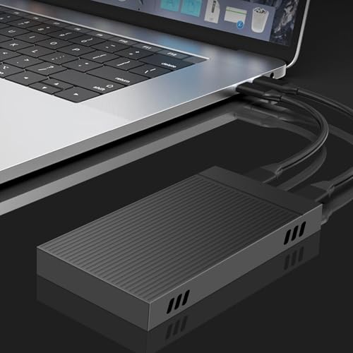 Caja doble para discos SSD USB 3.2 10Gbps miniatura 2