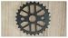 Corona Bici 28T Chainring per Corona in Lega di Alluminio per Bicicletta a Ingranaggi Fissa 28T Ruota a Catena Bike Corona 559 (Color : Black)