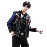 KIRA KIRA Caleb Cosplay Costume Doki SR Love and Deepspace Xia Yizhou Jacket Caleb Uniform Coat Casual Wear with Necklace