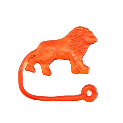 Sc0Nni 72 Pieces Vinyl Stretchy Sticky Toy Assortment Including 12 Large Sticky Hands, 12 Sticky Hammers, 12 Sticky Animals, 12 Stretchy Flying Frogs And 12 Sticky Frogs. #TOP4