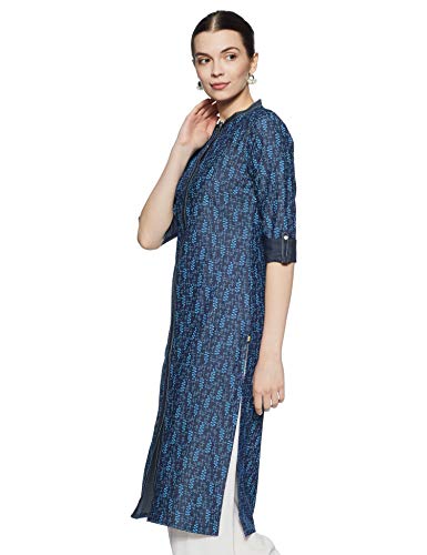 Image of Aurelia Women's Cotton Regular Fit Casual Kurta
