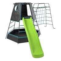 TP Toys Explorer Metal Climbing Frame with Monkey Bridge and Ripple Slide