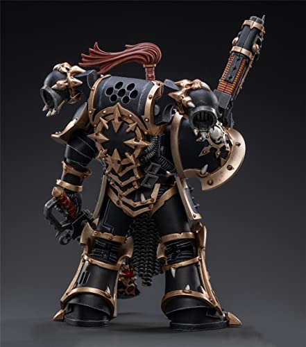 Hiplay Joytoy × Warhammer 40K Officially Licensed 1/18 Scale Science-Fiction Action Figures Full Set Series -Black Legion Havocs Champion Brother Slael #TOP1