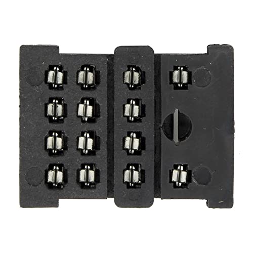 Zócalo de relé PY14 base para soldar compatible con dispositivos H3Y-4 2