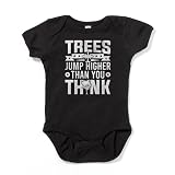 CafePress Aviation Model Trees Jump Higher Pilot R Body Suit Cute Infant Baby Bodysuit Romper Black