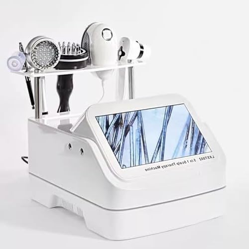 5-in-1 Digital Skin & Hair Analyzer Machine, Scalp Follicle Analysis Tool, Hair Growth Monitor, Skin Health Evaluator, Professional Scalp & Hair Diagnostic Device