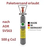 Abfüller nach ISO 9001 zertifiziert, hochwertige 0,5 kg Kohlensäure (CO2 3.5 / 99,95%)