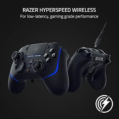 Razer Wolverine V2 Pro Wireless Gaming Controller for PlayStation 5 / PS5, PC: Mecha-Tactile Action Buttons - 8-Way Microswitch D-Pad - HyperTrigger - 6 Remappable Buttons - Chroma RGB - Black