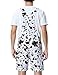 Zhangyan Men's Cow Print Cute Overalls Shorts Fashion Comfy Denim Stretch Bib Jumpsuits(cow xl)