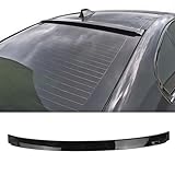 Roof Spoiler Fits Pre-painted 2011-2016 BMW 5 Series F10 4Dr | AC ABS OEM Painted Jet Black #668 - Other Color Available Rear Trunk Tail Spoiler Wing by IKON MOTORSPORTS | 2012 2013 2014 2015