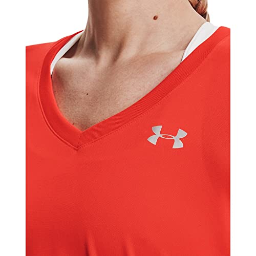 Image of Under Armour Womens Tech V-Neck Short-Sleeve T-Shirt