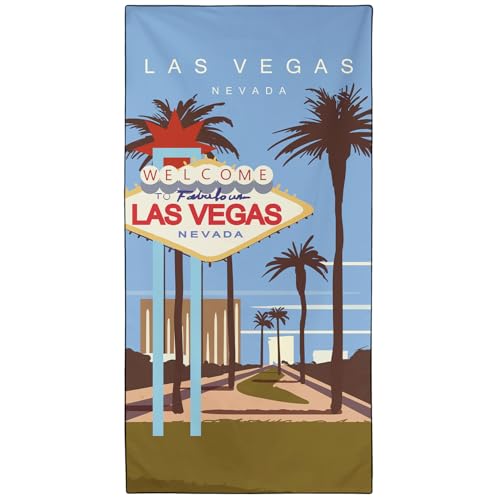 OHTMTHO Las Vegas Beach Towel 36
