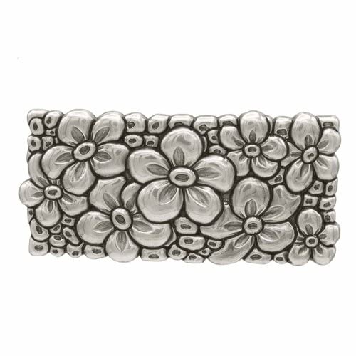 Umjubelt - Fermoir Zealand Flower, argenté, taille unique