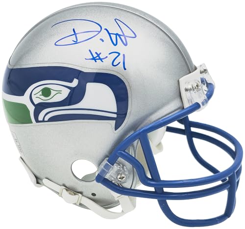Devon Witherspoon Autographed S.e.a.t.t.l.e Seahawks Silver 83-01 Throwback Mini Football Helmet MCS Holo Stock #229504