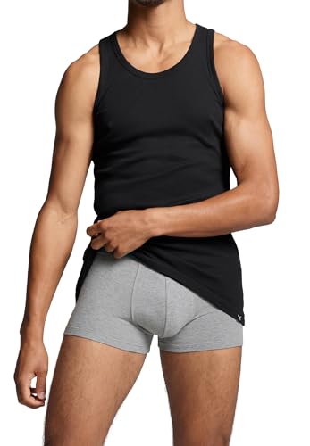 Débardeur PUMA homme noir blanc maillot de corps coton sous-vêtement lot de 6