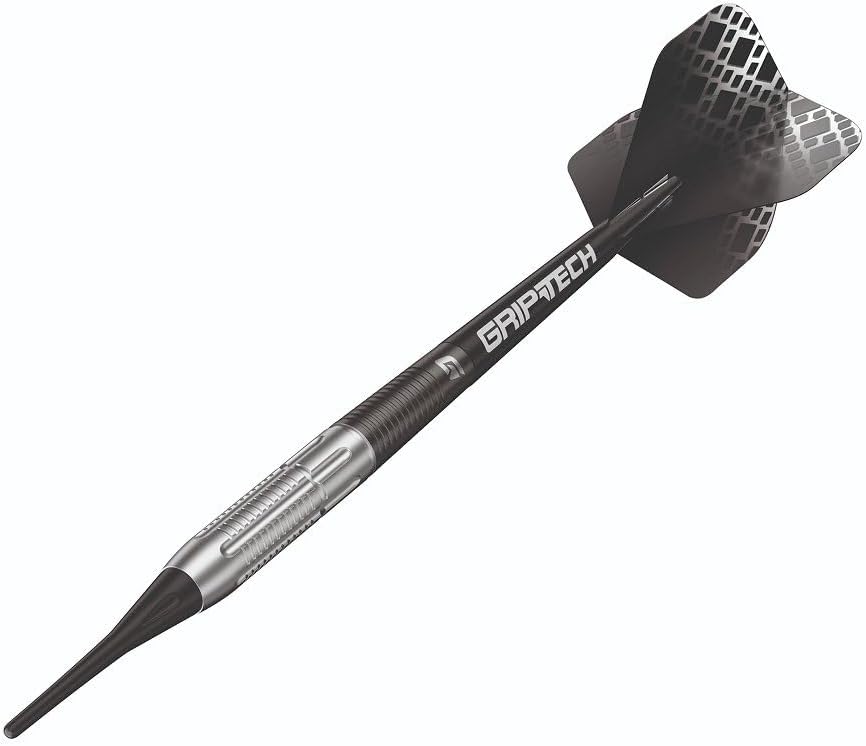 GOAT Reload 80% Tungsten Soft Tip Darts, 20g, Black and Silver