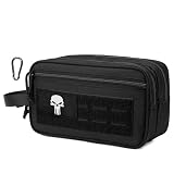BAGZY Trousse de Toilette Homme Petite Pochette Tactique...