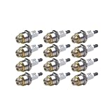 Compatible For Briggs And Stratton,796112 Pack Of 12 Spark Plugs (RJ19LM)