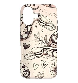 Snake Pattern Ball Python Case for iPhone 17