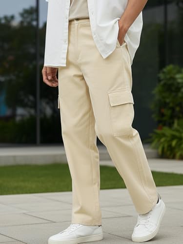 Image of Urbano Fashion Men's Loose Mid Rise Cargo Pant