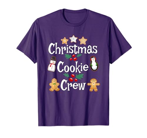Bakers Christmas Cookie Crew Family Baking Team Holiday Cute T-Shirt