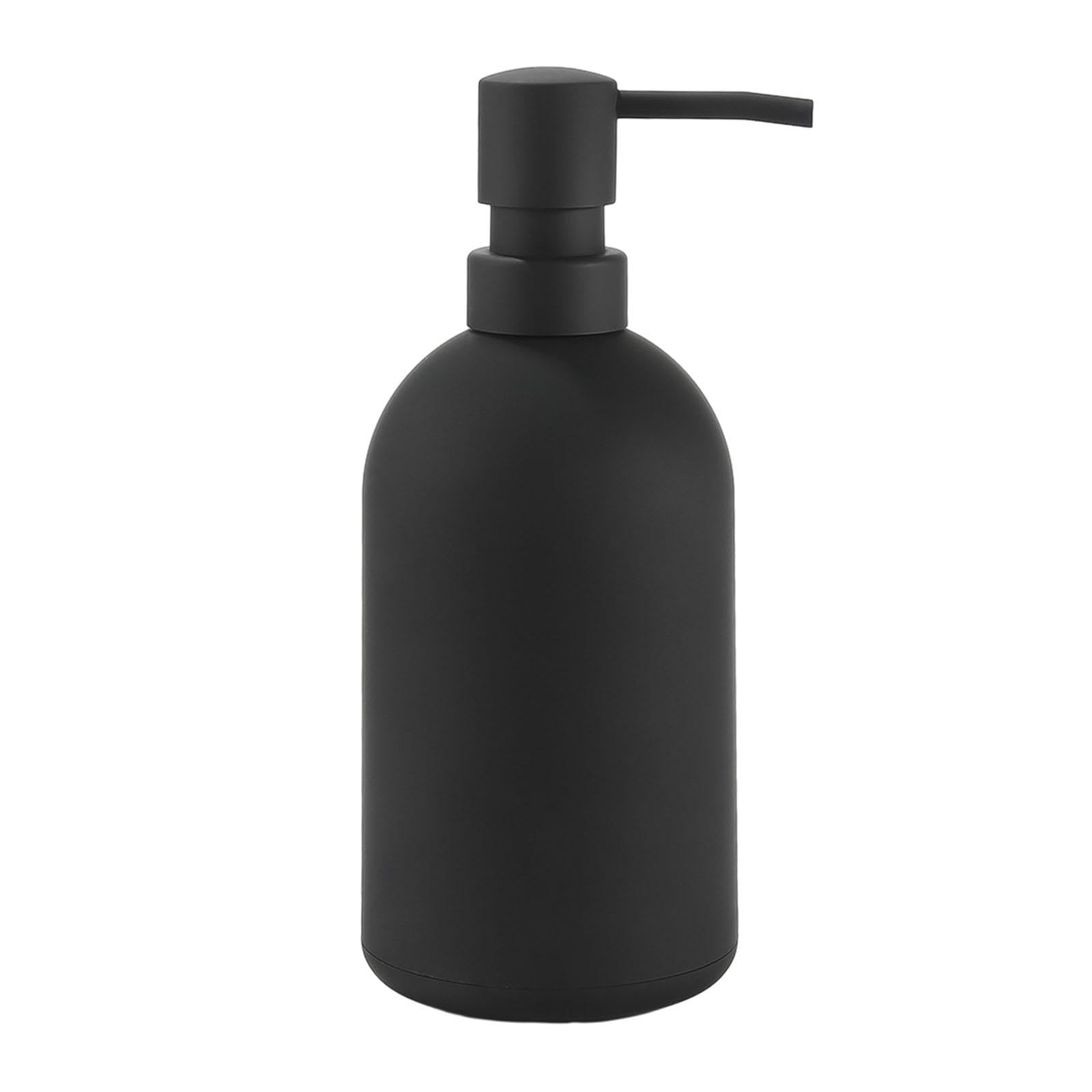 UJEAVETTE Black Soap Dispenser Empty Simple Styles 16Ounce for Shampoo Lotion Dispenser-image-47