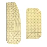 2 Pezzi Righello da Stiro, Righello Patchwork Accessorio Cucito Multiuso, Righello Cucito ...