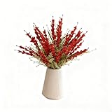 Contenu du produit : huit tiges de jasmin artificielles par paquet, quatre couleurs au choix : jaune, rouge, rose, blanc, chaque tige mesure 55,9 cm pour une hauteur d'affichage constante.