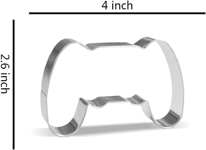 Keewah 4 Inch Game Controller Cookie Cutter - Stainless Steel