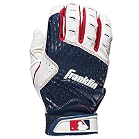 Luvas de rebatidas Franklin Sports 2nd Skinz Drip MLB - Adult S - Luva