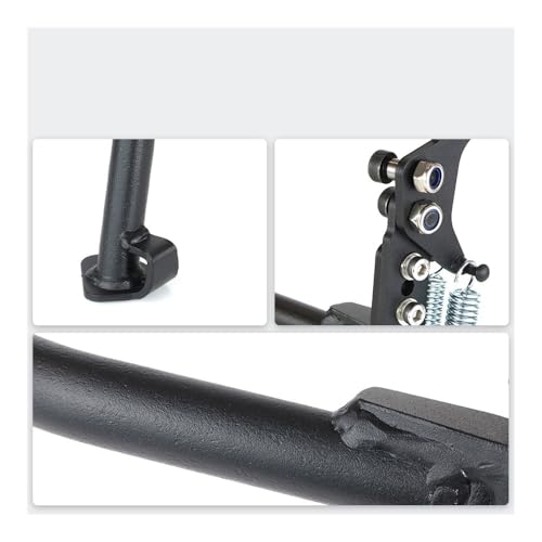 Béquille centrale moto noire support latéral KLR650 2022-2023