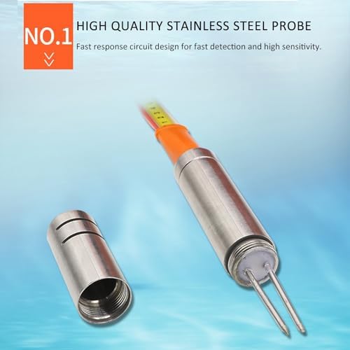 Deep Well Water Level Meter with Probe & Steel Tape, 150m Depth Gauge, Indicator Light & Peak Display, Accurate Well Water Depth Measurement Tool