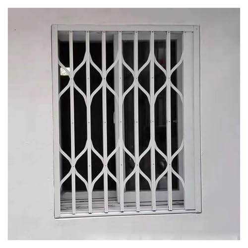 Rejilla protectora plegable para ventanas con cerradura y llave, solución de seguridad personalizable para una mayor seguridad en el hogar