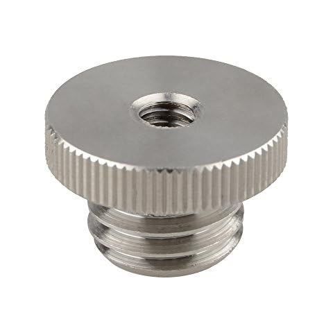 CAMVATE 1/4"-20 bis 5/8"-11 Gewindeschraube Adapter für Stativ Laser Level Bosch Adapter(Edelstahl) Cover