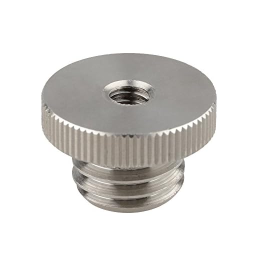 CAMVATE 1/4 tums-20 till 5/8 tums-11 gängad skruvadapter för stativ lasernivå BOSCH-adapter