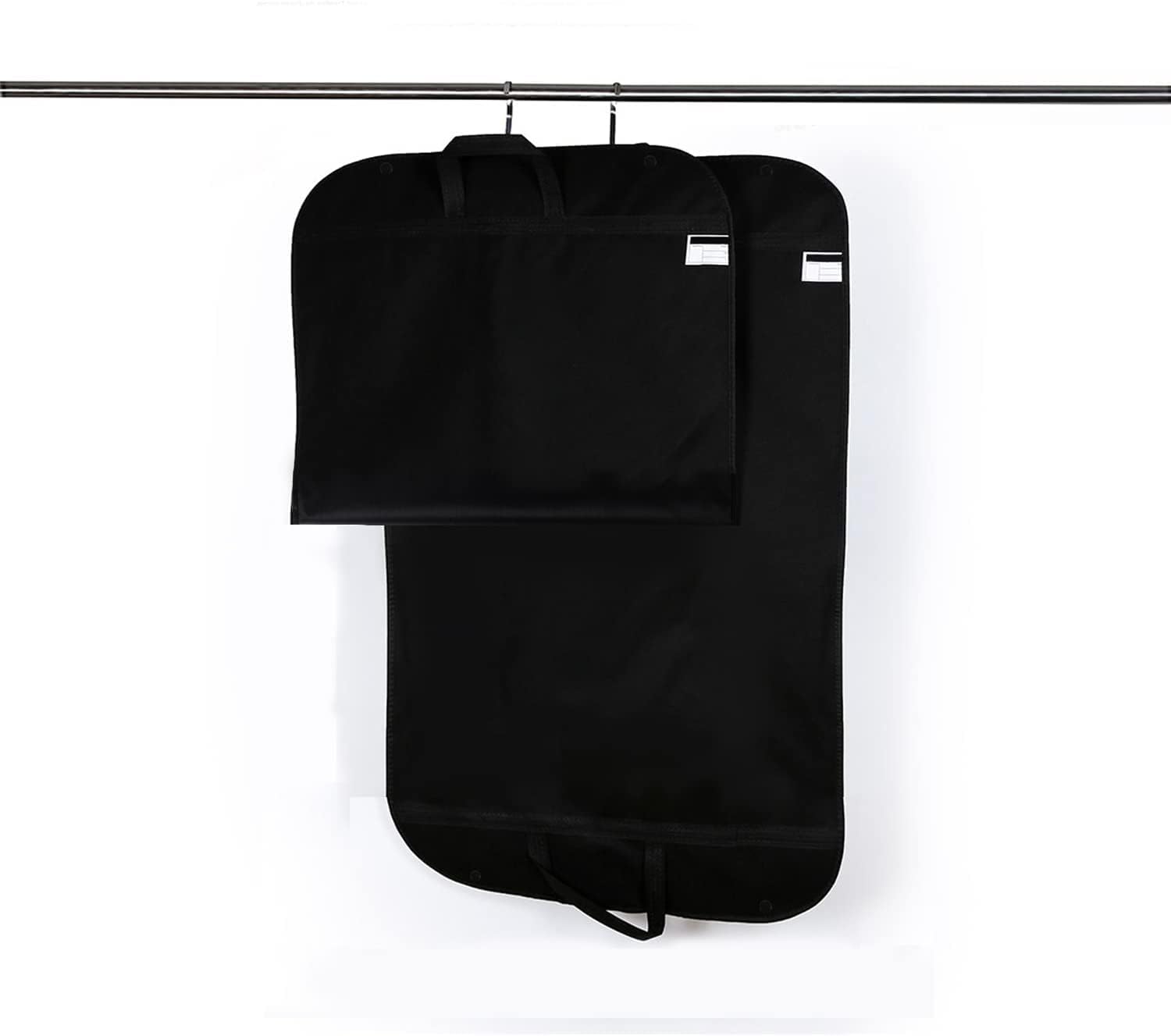 2 Pack STEVOY 40" Breathable Garment Bag, Suit Covers, Travel Carrier Bag with Handles, Foldover