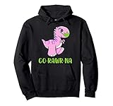 Dinosaurio divertido con mascarilla que dice "Co-Rawr-Na". Juega con el diseño de palabras. La mejor idea de regalo perfecta para mujeres y vestidos que se dedican al cuidado de la salud como enfermeras y médicos. Relacionado con no propagar gérmenes y