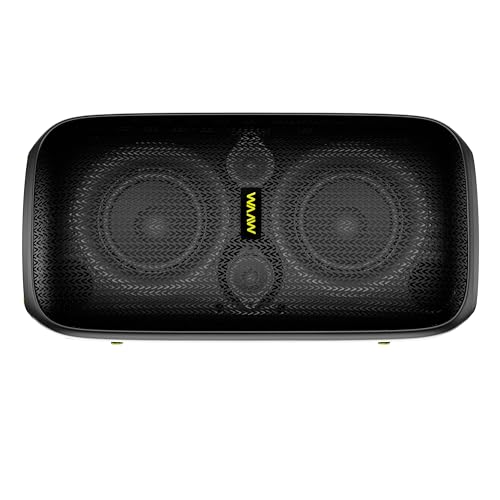 WAAW by ALOK Caixa de Som INFINITE 100 Bluetooth, Tipo Torre, Até 14h de Autonomia, 4 Alto-Falantes, TWS, 100W RMS glide