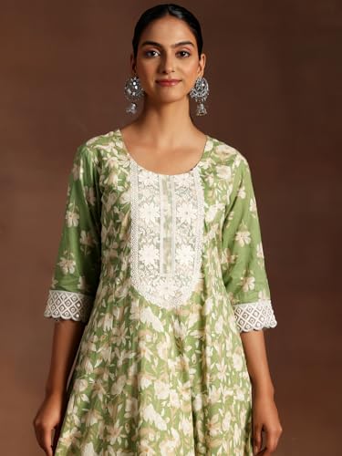 Image of Libas women's Cotton Kurta Set | daily wear suit