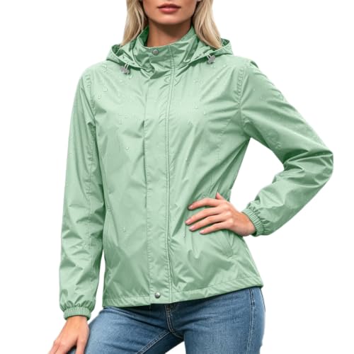 Veste à capuche décontractée femme zippée couleur unie veste de tous les jours chic