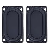 Bottone 2 faretti da 50 x 90 mm, membrana vibrante per subwoofer, amplificazione dei bassi, bassa frequenza, membrana in gomma, foro di installazione