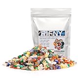 RIFNY Decorative Stones, 0.3 Inch Color Polished Gravel Rocks for Plant Flower Pots Vase Filler Deco