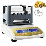 DIUNAOZI Probador ElectróNico Digital de Pureza de Oro,DensíMetro de Oro, Comprobador de Autenticidad de Metales Preciosos, MáQuina de Prueba de Pureza de Oro, (0,001-99,999/Cm³). 300k
