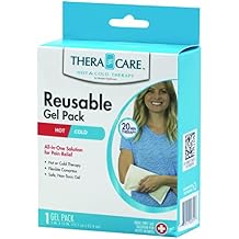 TheraCare Hot & Cold Gel Pack Reusable Compress | 5 x 10 Flexible Pain Relief Pack | Non-Toxic | Hot or Cold Therapy | Reusable | First Aid Essential