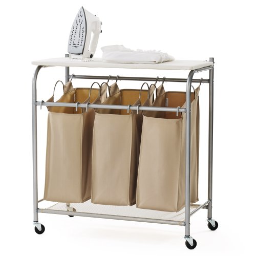 neatfreak U5479-EFST Triple Sorter with Ironing Board and Everfresh