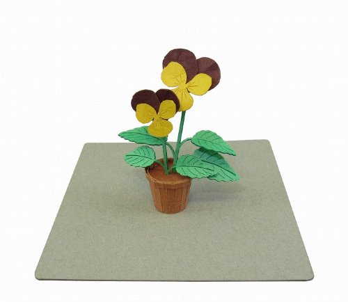 Petit Pansy y Minichua kit de manualidades de papel importado de Japón para maquetas