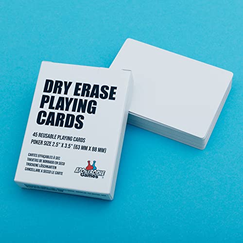 Cartas para póker reusables con caja 45 piezas miniatura 4