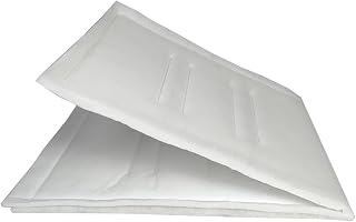 AUC Paint Spray Booth Intake Filter Pad,16" x 25" (20/case) Dry Tack High Performance Dual-Layer Polyester with Internal Wire Support AR and AFR