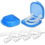 🍃【Multifunción】🍃 - Las férulas dentales no solo son muy adecuadas para los dientes antidesgaste, sino que también se pueden usar como una bandeja de blanqueamiento dental para satisfacer sus necesidades de blanqueamiento, y también se pueden usar como protector bucal deportivo para prevenir los efectos dentales relacionados con el deporte.